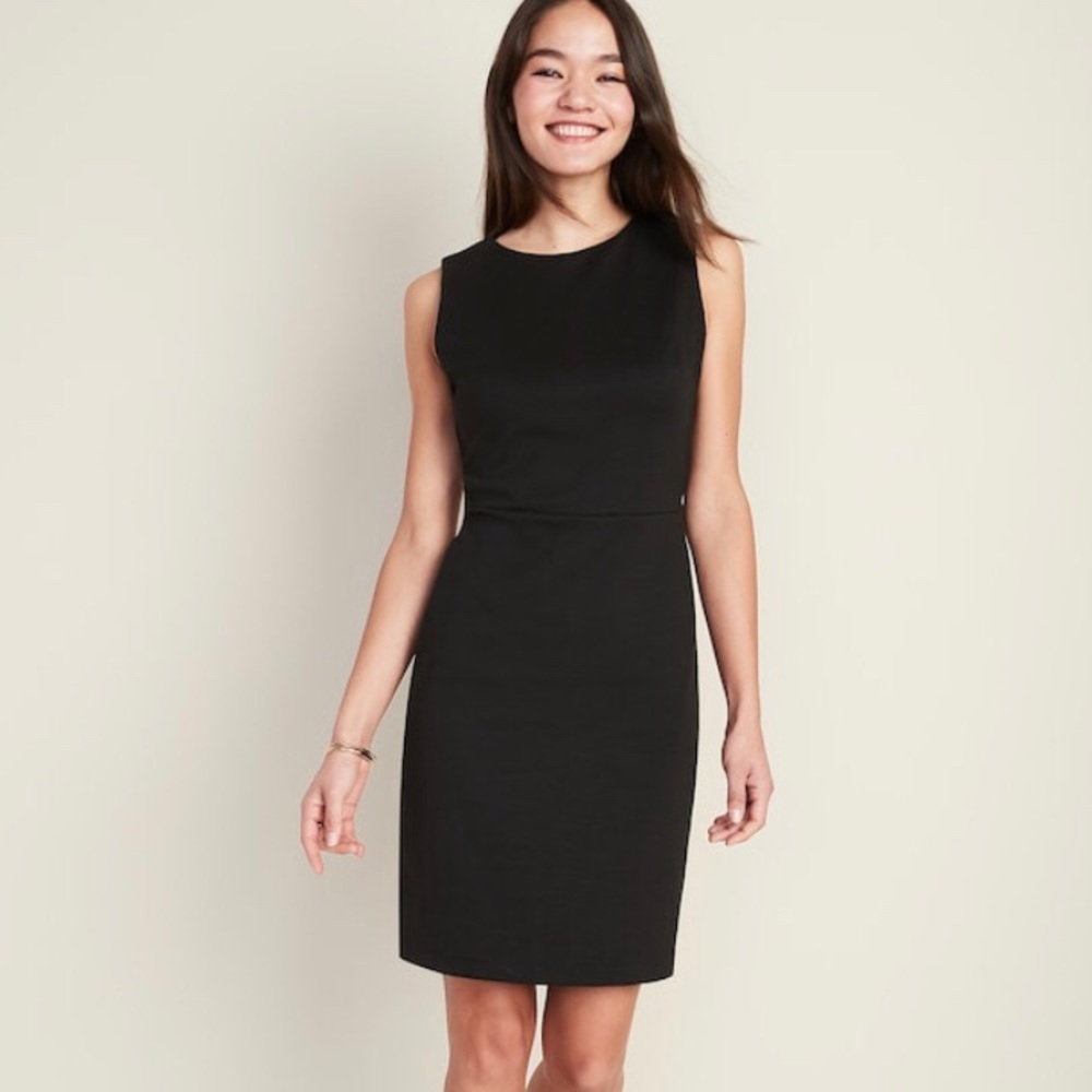 OLD NAVY Sleeveless Ponte-Knit Sheath Dress. NWT